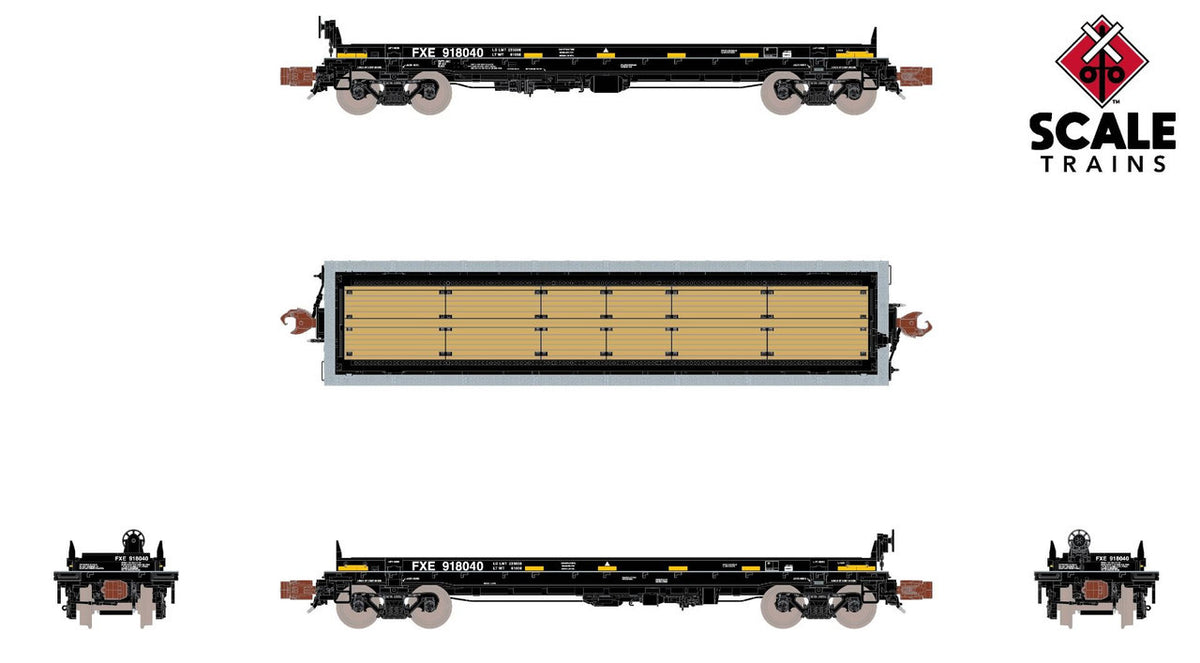 ScaleTrains Rivet Counter N SXT39272 Thrall-Trinity 42' Single Hood Coil Car Ferromex FXE #918049