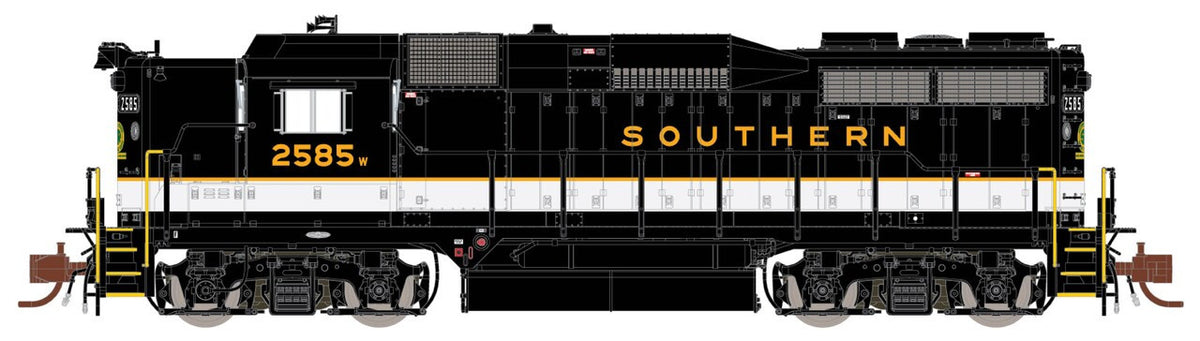 ScaleTrains Rivet Counter N SXT39985 DCC/ESU LokSound 5 Equipped EMD GP30 Locomotive Southern/Dulux "Partial Barricade Striping" SOU #2588