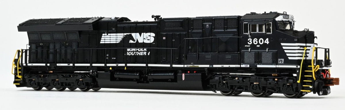 ScaleTrains Rivet Counter N SXT40445 DCC/ESU LokSound Equipped GE ET44AC Locomotive Norfolk Southern 'Horsehead' Standard NS Numbers NS #3604