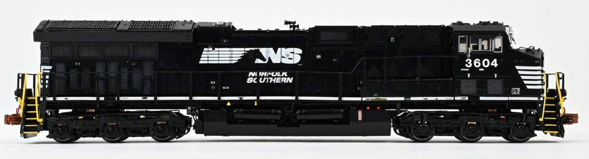ScaleTrains Rivet Counter N SXT40445 DCC/ESU LokSound Equipped GE ET44AC Locomotive Norfolk Southern 'Horsehead' Standard NS Numbers NS #3604