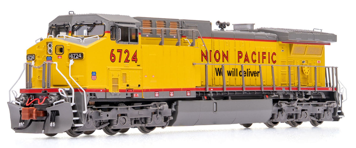 ScaleTrains Rivet Counter N SXT40661 DCC/ESU LokSound V5 Nano GE AC4400CW Union Pacific ex-C&NW 'We Will Deliver' w/Red Sill UP #6724