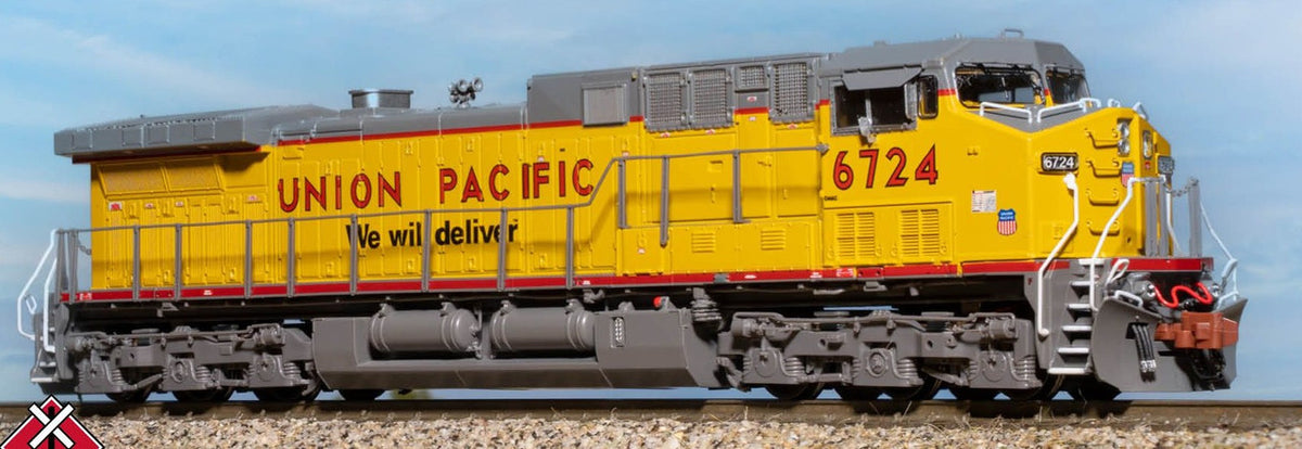 ScaleTrains Rivet Counter N SXT40661 DCC/ESU LokSound V5 Nano GE AC4400CW Union Pacific ex-C&NW 'We Will Deliver' w/Red Sill UP #6724