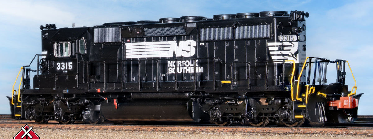 ScaleTrains Rivet Counter N SXT40725 DCC/ESU LokSound V5 Equipped EMD SD40-2 Norfolk Southern 'Thoroughbred' w/Corrugated Grilles NS #3326