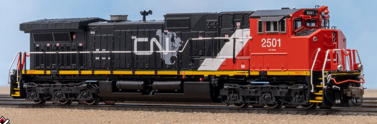 ScaleTrains Rivet Counter N SXT41698 DCC Ready GE DASH 9-44CWL Canadian National 4 Window Cab/North America Map/As Delivered CN #2501