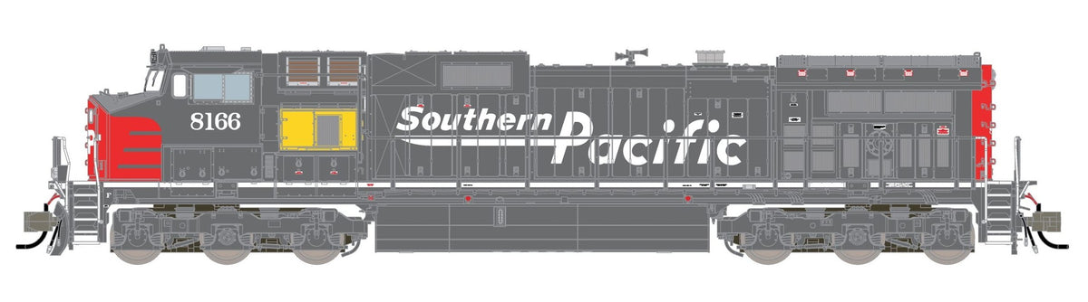 ScaleTrains Rivet Counter N SXT41736 DCC Ready GE DASH 9-44CW Southern Pacific/Union Pacific Replacement HVAC SP #8166