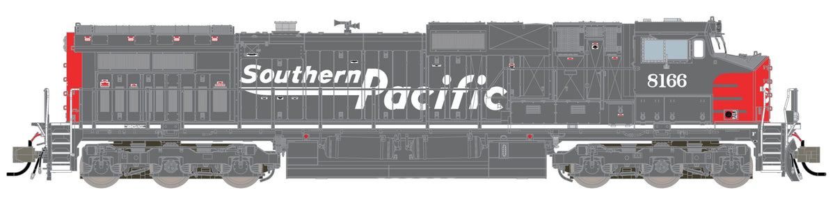 ScaleTrains Rivet Counter N SXT41736 DCC Ready GE DASH 9-44CW Southern Pacific/Union Pacific Replacement HVAC SP #8166