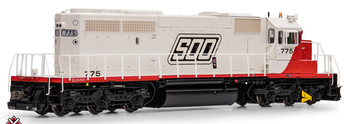 ScaleTrains Rivet Counter HO SXT42162 DCC/ESU LokSound V5 Equipped EMD SD40-2 Locomotive Soo Line/Parallelogram/Saturn 6552 Strobe Light SOO #775