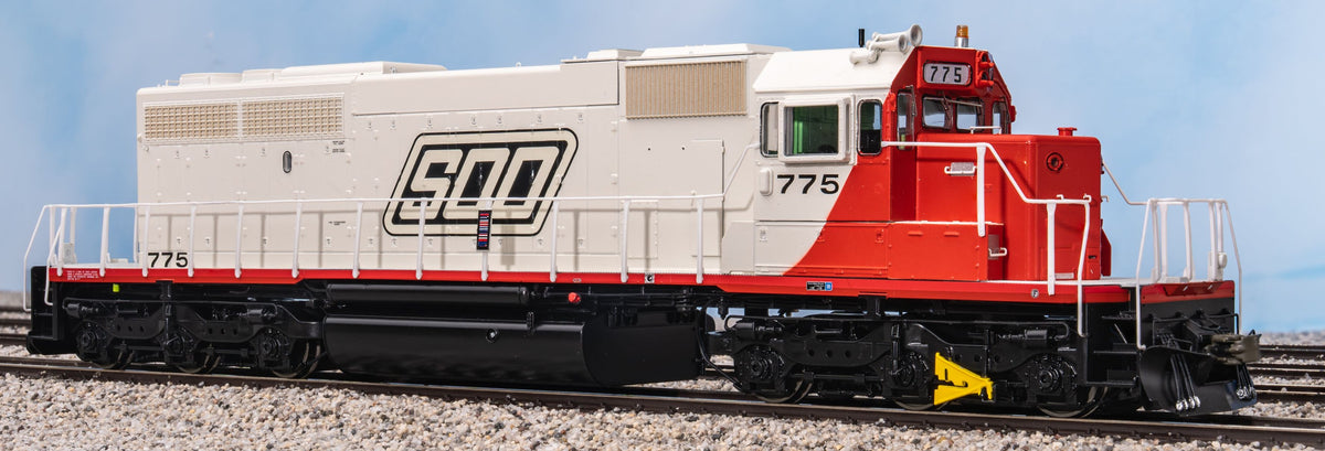 ScaleTrains Rivet Counter HO SXT42162 DCC/ESU LokSound V5 Equipped EMD SD40-2 Locomotive Soo Line/Parallelogram/Saturn 6552 Strobe Light SOO #775