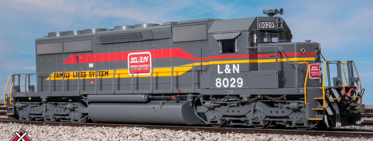 ScaleTrains Rivet Counter HO SXT42208 DCC/ESU LokSound V5 Equipped EMD SD40-2 Locomotive Family Lines System/Nose Logo L&N #8029