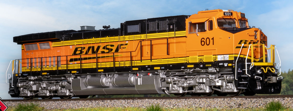 ScaleTrains Rivet Counter HO SXT42238 DCC/ESU Loksound 5 Equipped GE AC44C4M Locomotive BNSF/Heritage III/PTC BNSF #601
