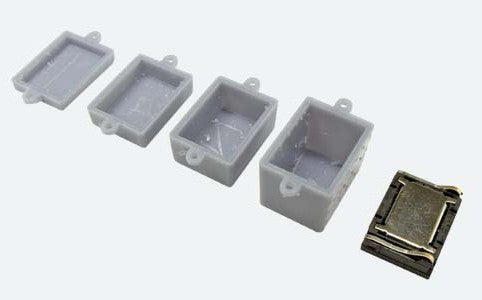 ESU DCC Speaker 50353 Speaker 13mm x 18mm x 4.5mm Square with sound chamber set