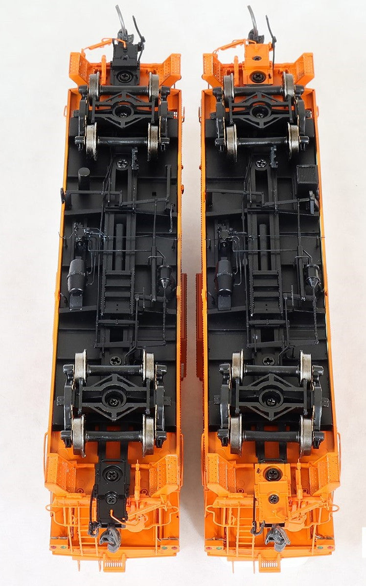 Tangent Scale Models HO 60211-02 IC Centralia Shops Steel Wide-Vision Caboose Illinois Central Gulf 'Orange I-Ball Repaint 1974+' ICG #199407