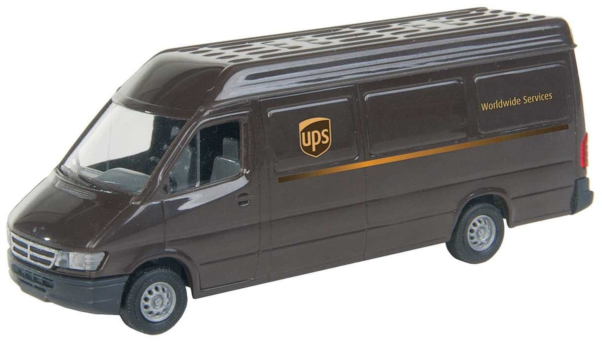 Walthers SceneMaster HO 949-12200 UPS Delivery Van - Assembled - United Parcel Service Modern Shield Logo