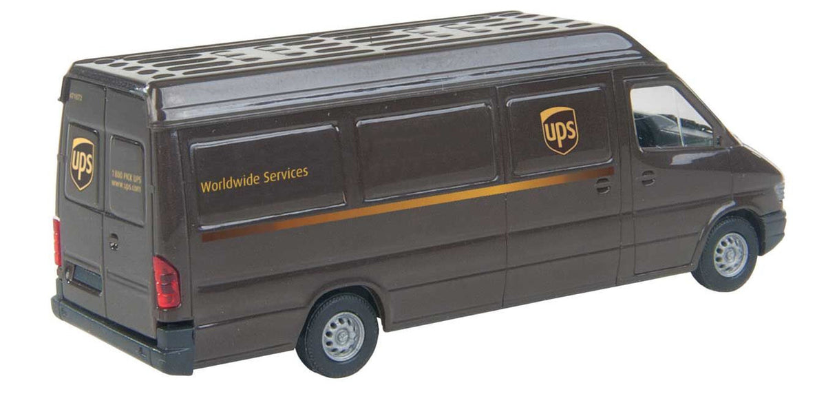 Walthers SceneMaster HO 949-12200 UPS Delivery Van - Assembled - United Parcel Service Modern Shield Logo