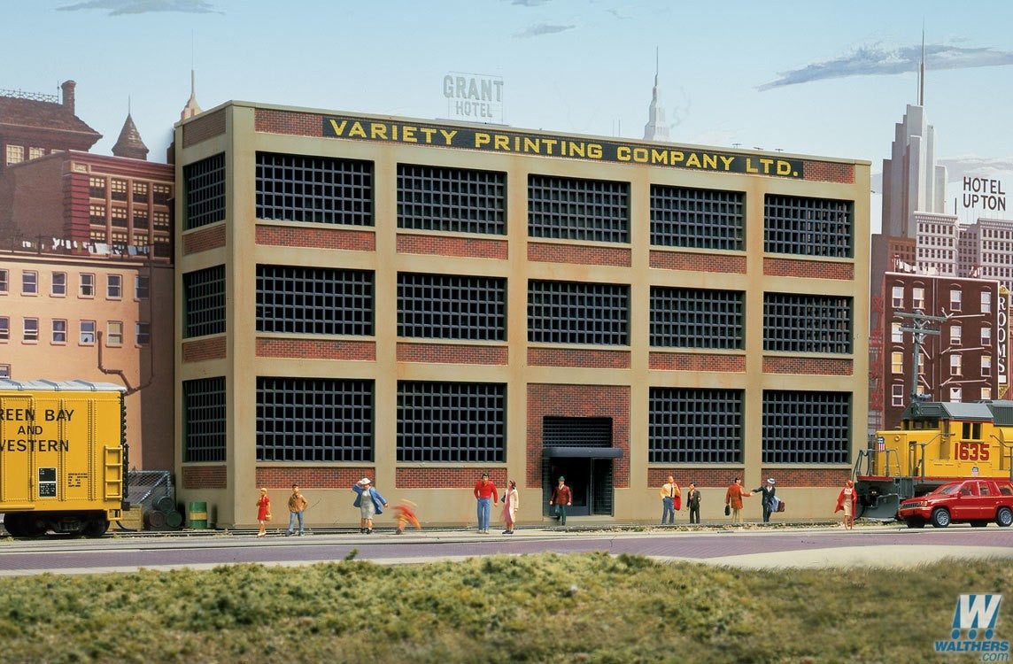 Walthers Cornerstone  HO 933-3161 Background Building Variety Printing - Kit
