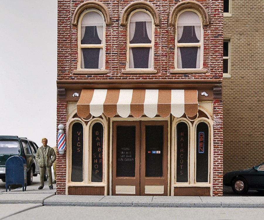 Walthers Cornerstone HO 933-3471 Vic's Barber Shop - Kit