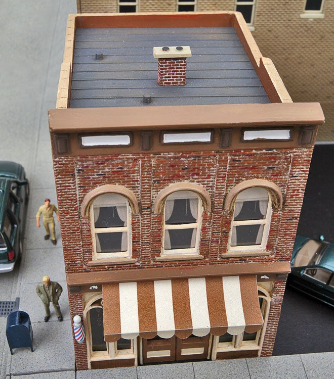 Walthers Cornerstone HO 933-3471 Vic's Barber Shop - Kit