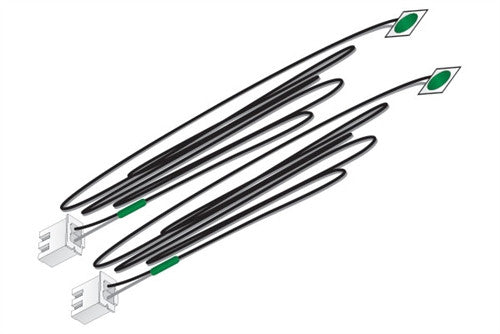 Woodland Scenics JP5737 Just Plug Lighting System - Green LED Stick-On Lights - 2 per pack