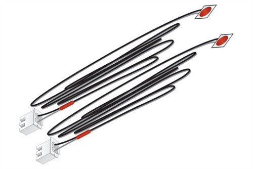 Woodland Scenics JP5739 Just Plug Lighting System - Red LED Stick-On Lights - 2 per pack