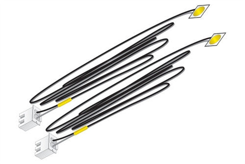 Woodland Scenics JP5742 Just Plug Lighting System - Yellow LED Stick-On Lights - 2 per pack