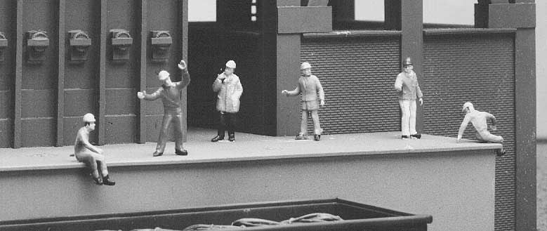 Walthers SceneMaster HO 949-6088 Working People - Loading Crew - 6 pcs